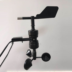 S tipo liga de alumínio e ABS construção estação meteorológica produto meteorológico combinado vento anemômetro com sensor de direção - Product Image 1