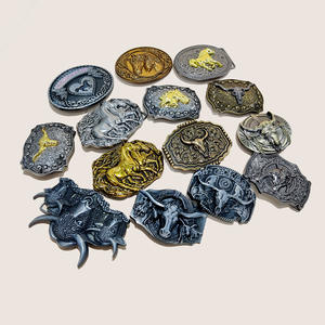 Sabuk Kulit PU Motif Koboi Barat, Kuda, Sapi, Paduan Logam, Fashion Korea, Motif Mawar, Embos, 100cm <span class=keywords><strong>3</strong></span>.7cm, Halus, untuk Pria & Wanita - Product Image 2