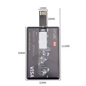 Venta Directa de Fábrica, Pago con Tarjeta de Crédito, Pendrive Personalizado de 8Gb de Alta Velocidad, 16Gb, 64Gb, Tarjeta USB Metálica Empresarial - Product Image 4