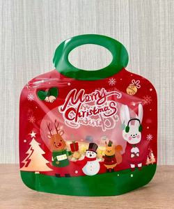 Hot Selling Festive Christmas Themed Portable Handle Plastic <strong>Bags</strong> for Snack Candy Gift Packaging in <strong>Holiday</strong> Party Retail Store - Product Image 5