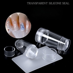 Vente chaude Silicone Couleur Français Nail Art Estampage <span class=keywords><strong>Kit</strong></span> pour Manucure Plaque Timbre Polonais <span class=keywords><strong>Pochoir</strong></span> Modèle Joint Stamper pour Salon Art - Product Image 2