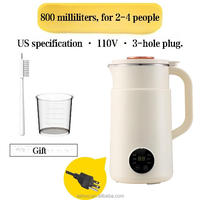 Mini 110V Volautomatisch Thuisgebruik 3-In-1 Multifunctionele Blender Sojamelkmaker Babykeukenmachine Makkelijke Graanmachines