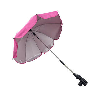 Parapluie d'agrafe de Parasol de poussette de bébé de Protection Uv, agrafe sur l'ombre de parapluie - Product Image 1