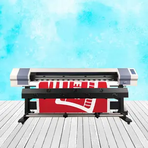 EJET 1.8m Digital Inkjet Printer terpal Printer stiker mesin cetak Xp600 Eco Solvent Printer