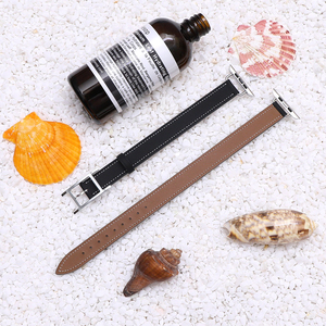 <span class=keywords><strong>Bracelet</strong></span> double tour en <span class=keywords><strong>cuir</strong></span> véritable pour <span class=keywords><strong>Apple</strong></span> <span class=keywords><strong>Watch</strong></span> <span class=keywords><strong>Ultra</strong></span> 3, 45 mm, 49 mm - Product Image 6