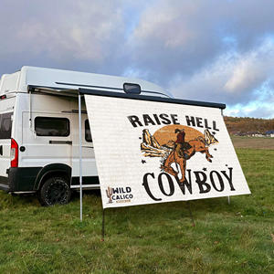 Auvent rétractable léger pour balcon, patio, camping-car, protection solaire, écran pare-soleil, bâche de camping pour barbecue, repas en plein air, voyage, faible MOQ - Product Image 2