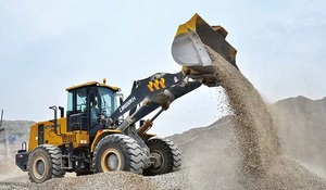 Économie d'opération Puissance nominale de 6 tonnes 178kw Chargeur sur pneus tout terrain LW600KN avec accessoires en option - Product Image 6