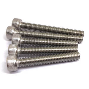 Iso standar inci metrik M1.6 M2 M2.5 M3 M4 M5 M6 M8 M10 M12 hitam 304 baja nirkarat soket segi enam topi Allen kepala baut sekrup - Product Image 4