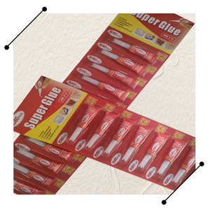 12 Tiras Largas de Pegamento Líquido 502 de Alta Resistencia para Pegar con Goma y Plástico - Product Image 2