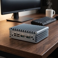Nouvel ordinateur de bureau industriel mini sans ventilateur Intel Celeron I3/I5-1035G7 Quad Core de 5e génération HW-N100 SSD DDR3 GDDR4 avec graphismes intégrés