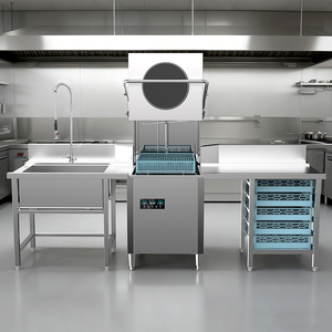 Nuevo Modelo de Lavavajillas con Sistema Inteligente de Ahorro de Energía, Lavavajillas Profesional de Alta Resistencia para Restaurantes - Product Image 1