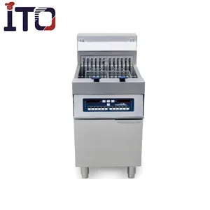 28L Industrial Chicken Programmable Deep Fryers with Computer Control