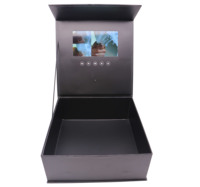 Papier Carton Matériel Stock Télécharger Message Invitation 7 Pouces Hd Lcd Affichage Cadeau Fleur Vidéo Brochure Boîte