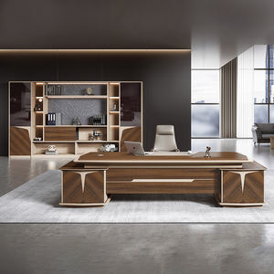 Meubles de bureau pour la maison et le bureau, prix de gros compétitif, bureau de direction en forme de L - Product Image 2