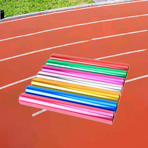 Bastón de Estafeta de Aluminio de 28 cm, Marca DZH, Modelo D38, para Juegos de Atletismo, para Jóvenes y Adultos, 58 g, Ligero - Product Image 1