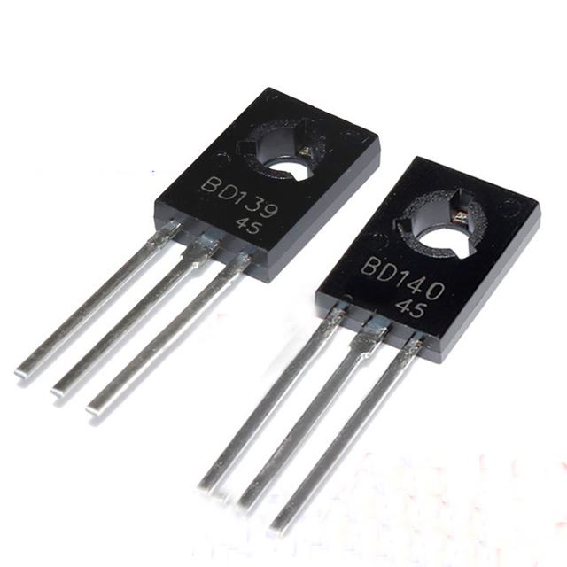 New and Original 80V 1.5A 8W PNP Power Transistor BD139 BD140