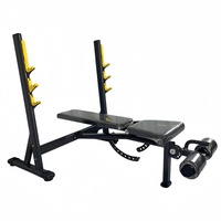 Banc de musculation professionnel 2025 en acier robuste, réglable, pliable, inclinable et déclinable, pour exercices de musculation, de fitness et de press de poitrine, avec système de sécurité pour la salle de sport