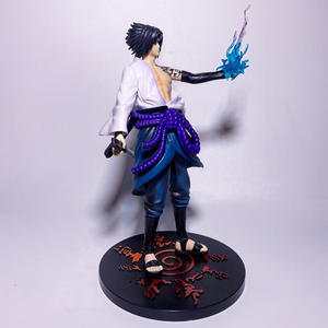 Caliente nuevo 24,5 cm <span class=keywords><strong>Sasuke</strong></span> Anime figura modelo dibujos animados Sharingan PVC figura coleccionable juguete coche adornos - Product Image 3