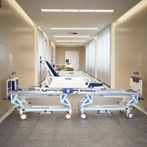 Алюминиевая холоднокатаная стальная современная транспортная каталка, складная, регулируемая, прочная, для больниц, операционных, школ, отелей - Product Image 2