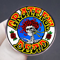 Pins de Solapa Personalizados Fundidos a Presión, Sin Pedido Mínimo, Pins de Esmalte Duro de Grateful Dead y Monster para Trajes, por Fabricante de Artesanías Metálicas