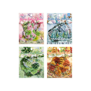 20 autocollants par paquet, série Quatre saisons de la forêt, autocollants imperméables pour agenda, fournitures pour agenda - Product Image 5