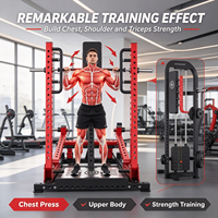 REYK 2024 Appareil de musculation à charge libre en acier, presse pectorale debout, nouveau design, pour la musculation et le renforcement du dos