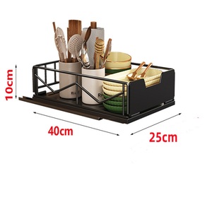 Multifunctional Stainless Steel Towel <b>Rack</b> for Kitchen Bathroom Standing Non-Folding Waterproof Modern Rectangle Double Tier - Product Image 1