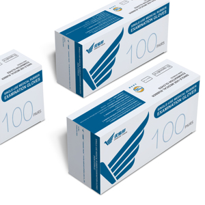 Gants en latex personnalisés avec logo, pour examen médical, dentiste, imperméables, 100 pièces/boîte, jetables, sans poudre, pour médecin - Product Image 1
