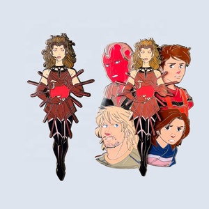 Tùy chỉnh kim loại huy hiệu Đen Nickel mạ wanda tầm nhìn gia đình thiết kế ve áo huy hiệu Thiết kế pin trên Pin - Product Image 1