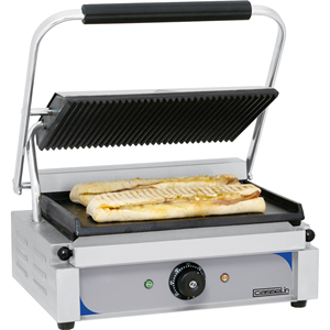 Grilles et plaques de cuisson électriques avec plaques lisses et côtelées pour sandwichs - Product Image 1