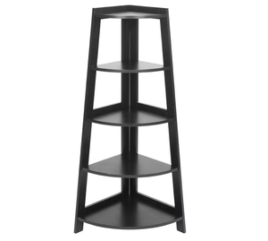 독립형 나무 코너 스토리지 랙, 장식 코너 스탠드 선반 - Product Image 5