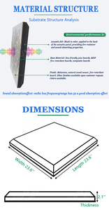 OUYUAN conception personnalisée acoustique basse piège diffuseur de son équipement de Studio de musique pour école hôtel appartement et salle de karaoké - Product Image 3