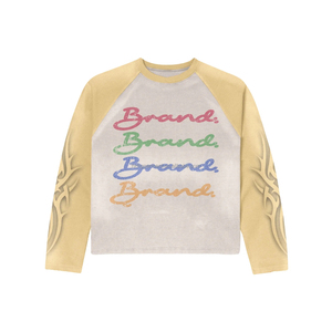 Custom High Quality Graphic T-<b>shirt</b> Men's Thermals Longsleeve <b>Shirt</b> Cotton DTG Printed <b>Waffle</b> Long Sleeve <b>Shirt</b> - Product Image 5