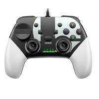 Vente chaude manettes de jeu filaires manettes de jeu avec poignée en caoutchouc pour PS3/PC/Android/TV Box/PC vapeur