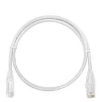 Cable Ethernet Cat6 UTP Delgado con Cubierta de PVC, Conectores Chapados en Oro, Diseño Antienredos, Resistente al Fuego CMG, Garantía de 12 Meses