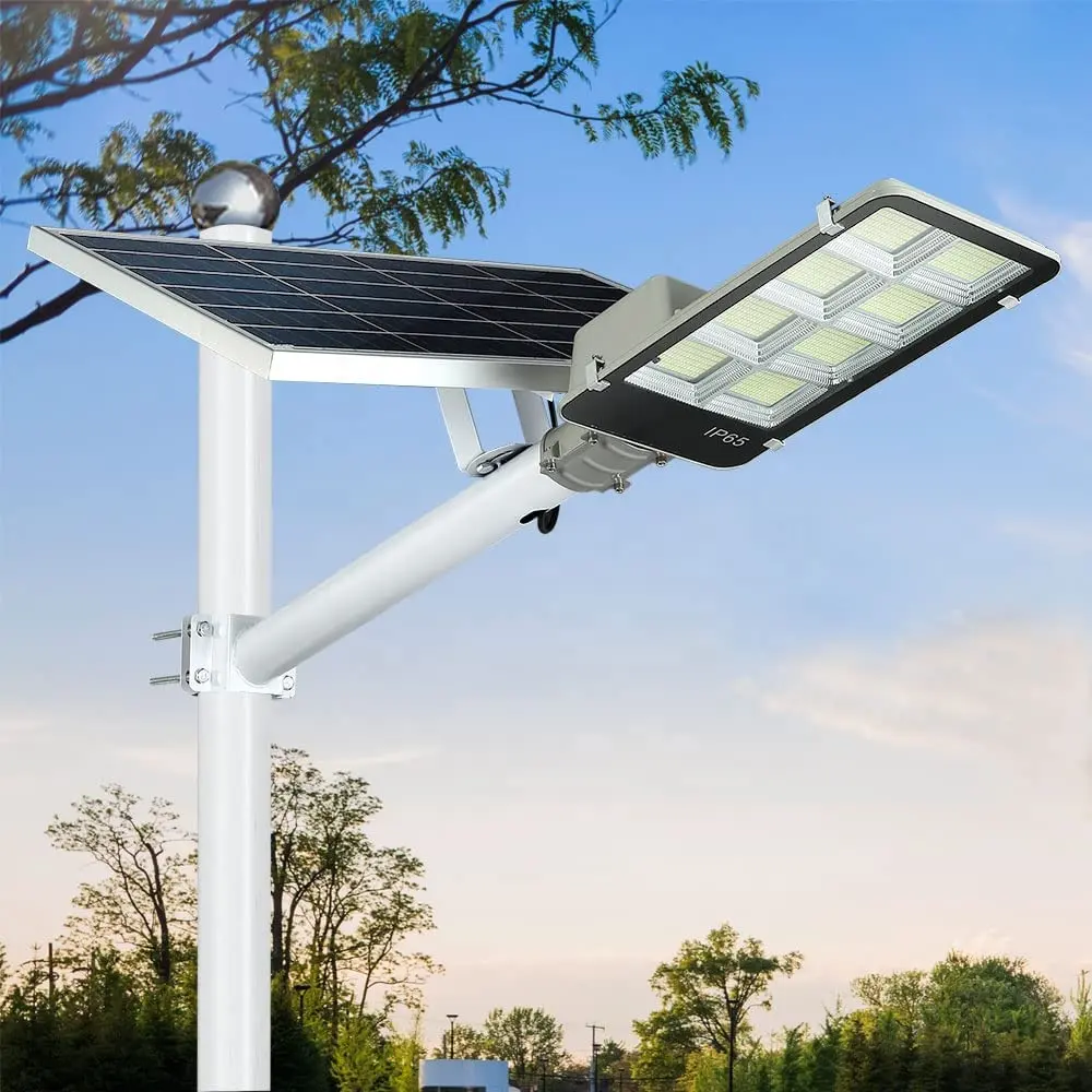 Réverbère imperméable avec le réverbère solaire mené industriel extérieur du projet 300W 600W de bras de lampe