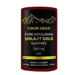 Himalayan Shilajit Gummy <b>Supplement</b> Private Label Bulk Supplier India - Product Image 1