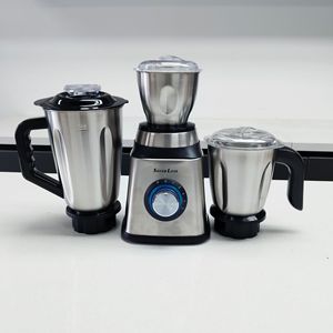 Extractor <span class=keywords><strong>de</strong></span> Jugos <span class=keywords><strong>El</strong></span>éctrico Multifuncional <span class=keywords><strong>de</strong></span> 1000W, <span class=keywords><strong>el</strong></span> Más Vendido en África, 1500ML, Acero Inoxidable, Molinillo en Seco, Licuadora en Húmedo, 3 Recipientes - Product Image 2