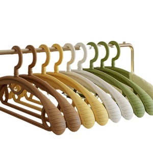 Wide Shoulder <b>Hanger</b> Non-Slip Coat <b>Hanger</b> For Clothes Storage Rectangle Shape Hook Type Clothing Organizer - Product Image 5