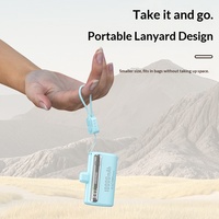 Mini batterie externe portable étanche 10000 mAh avec interface Type-C, charge rapide et support, idéale pour offrir