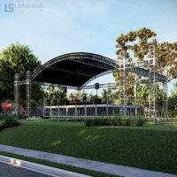 Festival de música, techo, luz, estructura de armazón para eventos, escenario de concierto de aluminio, armazón de techo, túnel de cúpula, sistema de armazón de techo arqueado plano