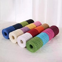 Cordon en papier écologique Lafayette Grass, 2 brins, coloré, 150 mètres, 1,5 mm, haute ténacité, anti-boulochage, fil à main