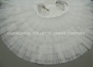 Tutú Profesional Cisne Blanco de 12 Capas de Tul Rígido, Tutú Clásico Tipo Pancake, Tutú de Ballet Blanco para Reina de las Nieves o Lago de los <span class=keywords><strong>Cisnes</strong></span>, Disfraz de Tutú para Adultos - Product Image 6