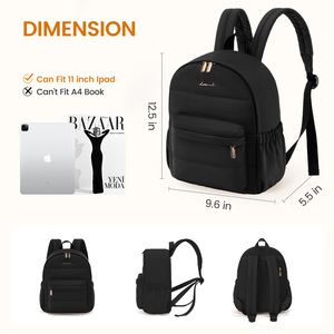 2025 Trending LOVEVOOK Designer <strong>Small</strong> <strong>Backpack</strong> for <strong>Women</strong> Lightweight Cute Puffy Mini <strong>Backpack</strong> Ladies Casual Daypack School Bag - Product Image 4