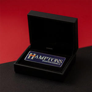 カスタム工場ソフトENAMELペイントメタルネームバッジタグロゴタイトル印刷ストアホテルレセプション用ロングストロングマグネットバッキング - Product Image 6