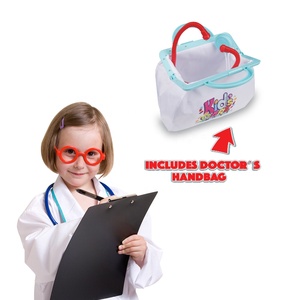 Set di 10 Giocattoli Educativi da <span class=keywords><strong>Dottore</strong></span> per Bambini, Strumenti Medici Finti e Pratica <span class=keywords><strong>Borsa</strong></span> Portaoggetti per Giochi di Ruolo e Apprendimento dell'Empatia - Product Image 2