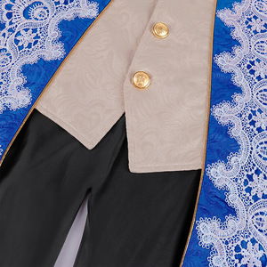 Redingote gothique steampunk victorienne pour <span class=keywords><strong>homme</strong></span>, veste en velours vintage, costume de cosplay médiéval Renaissance, Halloween - Product Image 5