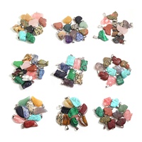 Chakra naturel guérison cristal sculpté crânes ange ours Animal charme pierre pendentif pour la fabrication de bijoux Reiki énergie en gros