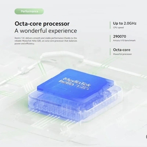 Téléphone Intelligent 4G <span class=keywords><strong>Xiaomi</strong></span> <span class=keywords><strong>Redmi</strong></span> 13C Global, 6 Go+128 Go, Écran 6.74 Pouces, <span class=keywords><strong>MIUI</strong></span> 14, MediaTek Helio G85 Octa Core 2.0 GHz - Product Image 6