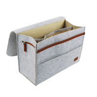 Organisateur de repose-bras de canapé pliable en feutre, rangement pour télécommande